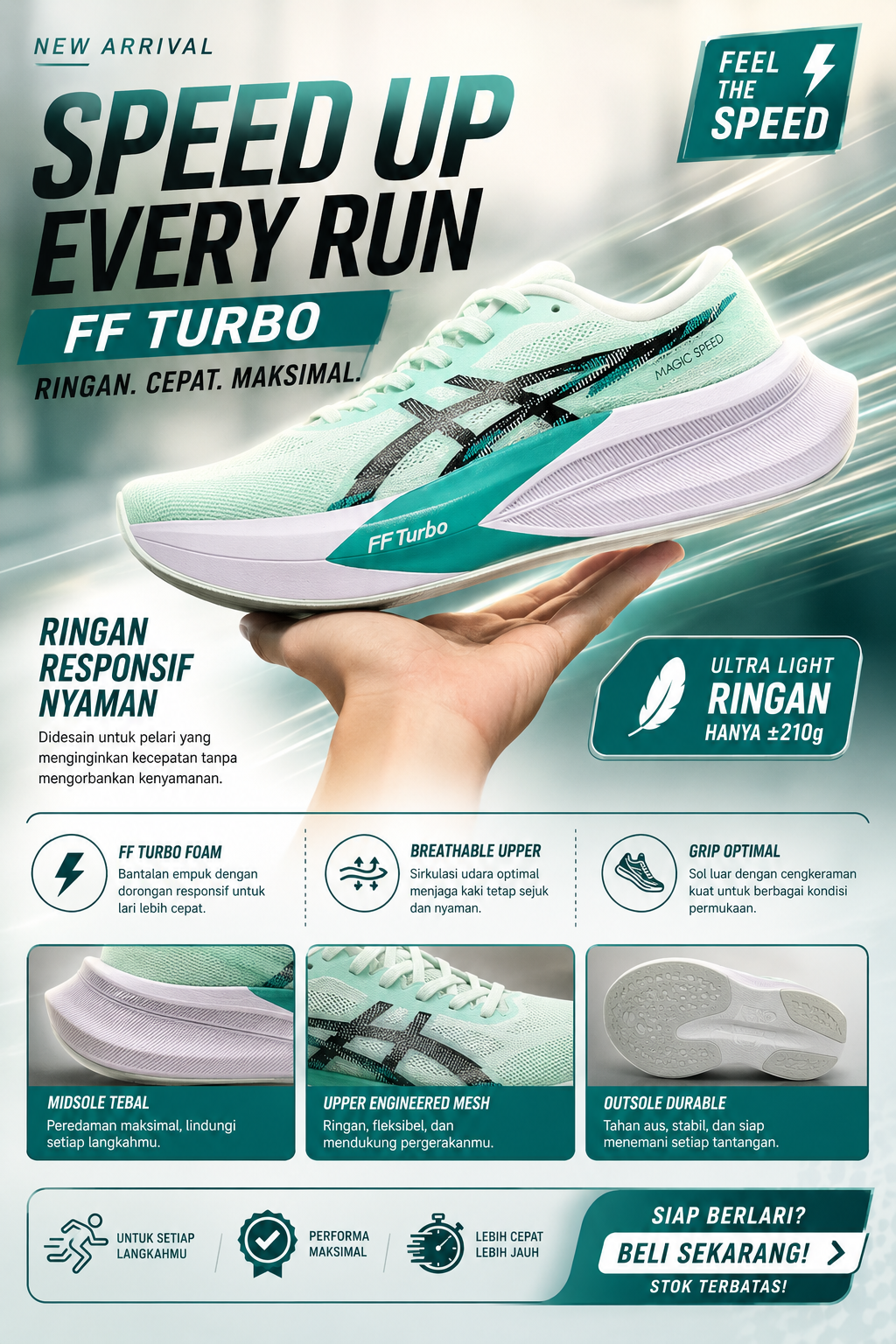 ASICS MAGIC SPEED TOSCA